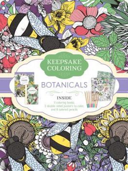 Paperback Botanicals: A Keepsake Coloing Tin (Keepsake Coloring) Book