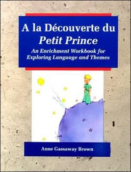 Paperback a la Découverte Du Petit Prince, Workbook Book