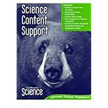 Paperback Harcourt School Publishers Science: Science Content Support Student Edition Science 08 Grade 4 Book