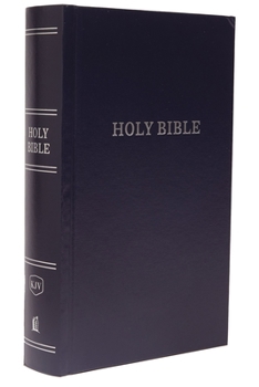 Hardcover KJV, Pew Bible, Large Print, Hardcover, Blue, Red Letter Edition [Large Print] Book