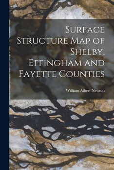 Paperback Surface Structure Map of Shelby, Effingham and Fayette Counties Book