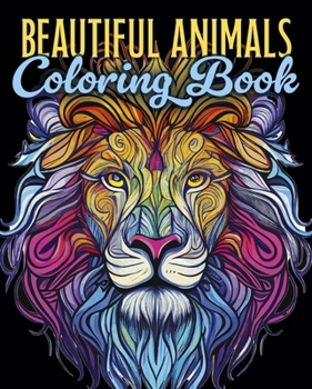 Paperback Beautiful Animals Coloring Book