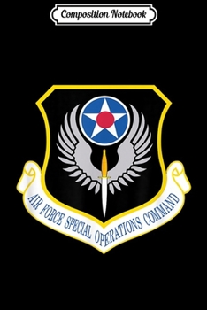 Paperback Composition Notebook: Air Force Space Command United States Military Journal/Notebook Blank Lined Ruled 6x9 100 Pages Book