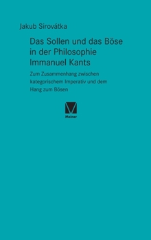 Hardcover Das Sollen und das Böse in der Philosophie Immanuel Kants [German] Book