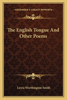 The English Tongue And Other Poems