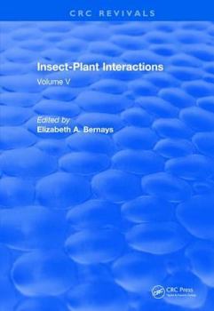 Hardcover Insect-Plant Interactions (1993): Volume V Book