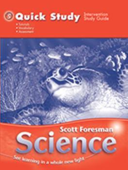 Paperback Scott Foresman Science Quick Study, Grade 5 Book