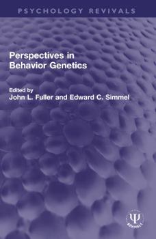 Paperback Perspectives in Behavior Genetics Book