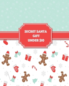 Secret Santa Gift Under $10: Secret Santa Merry Christmas & Happy New Year Lined Notebook 8x10 (Secret Santa Gifts)