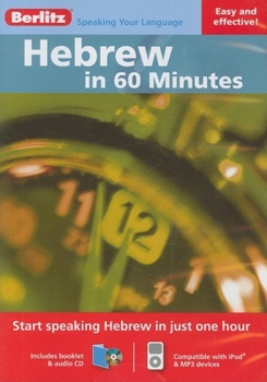 Audio CD Hebrew in 60 Minutes [With Booklet] Book