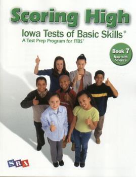 Paperback Scoring High on the Itbs, Student Edition, Grade 7 Book