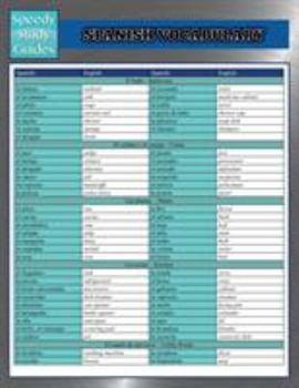 Paperback Spanish Vocabulary (Speedy Study Guides) Book