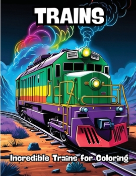 Paperback Trains: Incredible Trains for Coloring Book