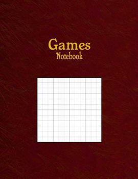 Paperback Games Notebook: 1/3" Cross Section Graph Paper Rule Book