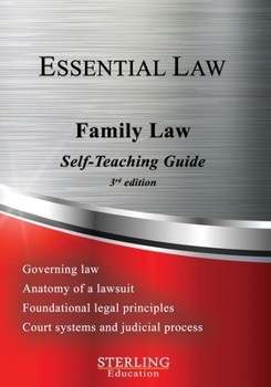 Paperback Family Law: Essential Law Self-Teaching Guide Book