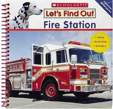 Spiral-bound Fire Station [With Toy Fire Truck and ManWith Marker] Book