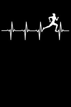 Läufer Notizbuch: A5 Liniert 108 Seiten - Laufen Herzschlag Heartbeat Notizheft - Geschenk für Läufer & Jogger (German Edition)