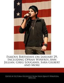 Paperback Famous Birthdays on January 29, Including Oprah Winfrey, Ann Jillian, Greg Louganis, Sara Gilbert and More Book