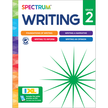 Paperback Spectrum Writing Workbook, Grade 2 Book