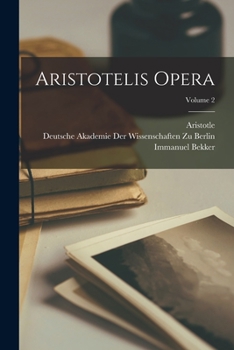 Paperback Aristotelis Opera; Volume 2 [Latin] Book