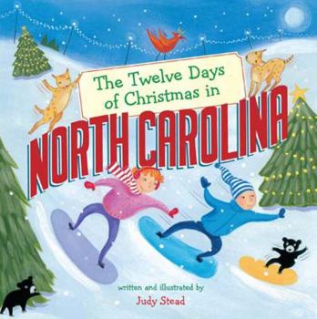 Board book The Twelve Days of Christmas in North Carolina Book