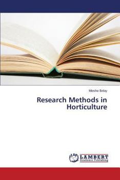 Paperback Research Methods in Horticulture Book