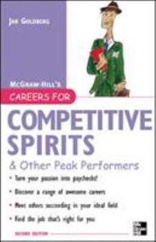 Paperback Careers for Competitive Spirits & Other Peak Performers Book