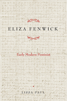 Paperback Eliza Fenwick: Early Modern Feminist Book