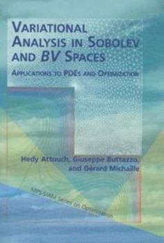 Paperback Variational Analysis in Sobolev and Bv Spaces: Applications to Pdes and Optimization Book