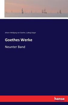 Paperback Goethes Werke: Neunter Band [German] Book