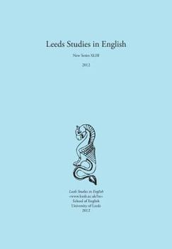 Paperback Leeds Studies in English 2012 Book