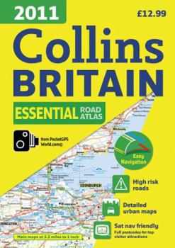 Spiral-bound Collins Essential Road Atlas Britain Book
