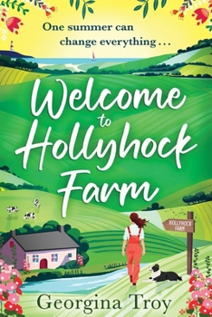 Paperback Welcome to Hollyhock Farm [Large Print] Book