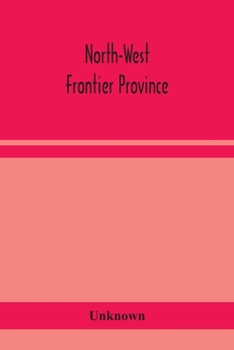 Paperback North-West Frontier Province Book