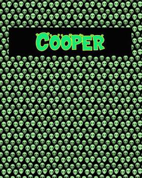 Paperback 120 Page Handwriting Practice Book with Green Alien Cover Cooper: Primary Grades Handwriting Book