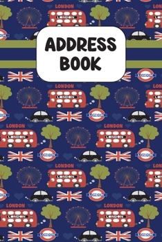 Paperback Address Book: Cute Address Book with Alphabetical Organizer, Names, Addresses, Birthday, Phone, Work, Email and Notes Book