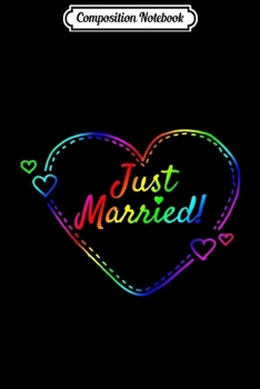 Composition Notebook: Newlywed Just Married Wedding Honeymoon Same Sex Marriage Premium  Journal/Notebook Blank Lined Ruled 6x9 100 Pages