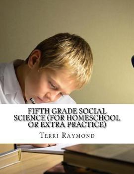 Paperback Fifth Grade Social Science (For Homeschool or Extra Practice) Book