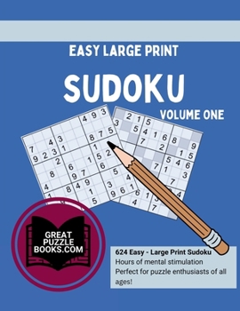 Paperback Easy Large Print Sudoku Volume One [Large Print] Book