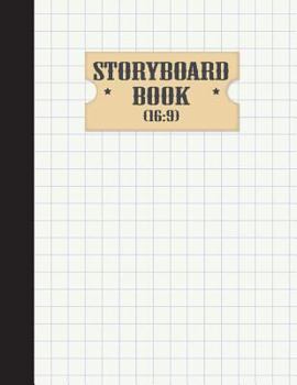 Storyboard Paper: 16:9 (Large Print) - US Digital Television , The Industry Standard for Storyboard Sketchbooks(1:1.78) - 4 Panal withs Narration Lines - Vol.2: Storyboard Paper (Volume 6)