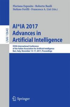 Paperback Ai*ia 2017 Advances in Artificial Intelligence: Xvith International Conference of the Italian Association for Artificial Intelligence, Bari, Italy, No Book