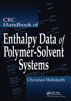 Paperback CRC Handbook of Enthalpy Data of Polymer-Solvent Systems Book