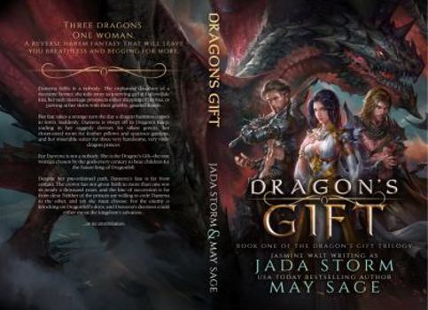 Paperback Dragon's Gift: a Reverse Harem Fantasy Romance Book