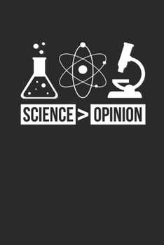 Science > Opinion: Dotted Bullet Notebook (6" x 9" - 120 pages) ~ Science Themed Notebook for Gift / Daily Activity Journals / Diary