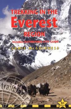 Paperback Trekking in the Everest Region: Includes Kathmandu City Guide Book