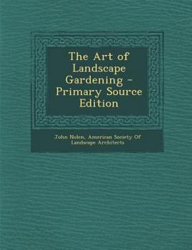 Paperback The Art of Landscape Gardening - Primary Source Edition Book