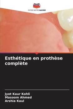 Paperback Esthétique en prothèse complète [French] Book