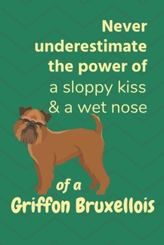 Never underestimate the power of a sloppy kiss & a wet nose of a Griffon Bruxellois: For Griffon Bruxellois Dog Fans