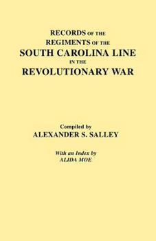 Paperback Records of the Regiments of the South Carolina Line Book