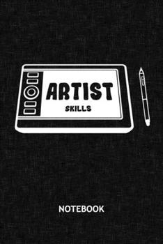 Paperback Artist Skills: Concept Artist NOTEBOOK Grid-lined 6x9 - Game Development Journal A5 Gridded - Game Designer Planner 2D Art 120 Pages Book